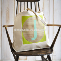 Wholesale canvas recycled big clothing packaging laundry bag with handle